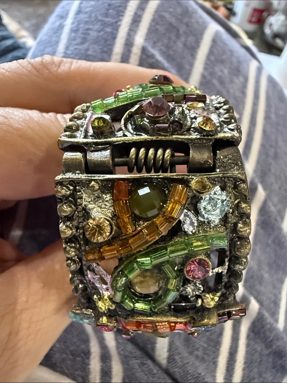 Vtg Narmi jeweled watch